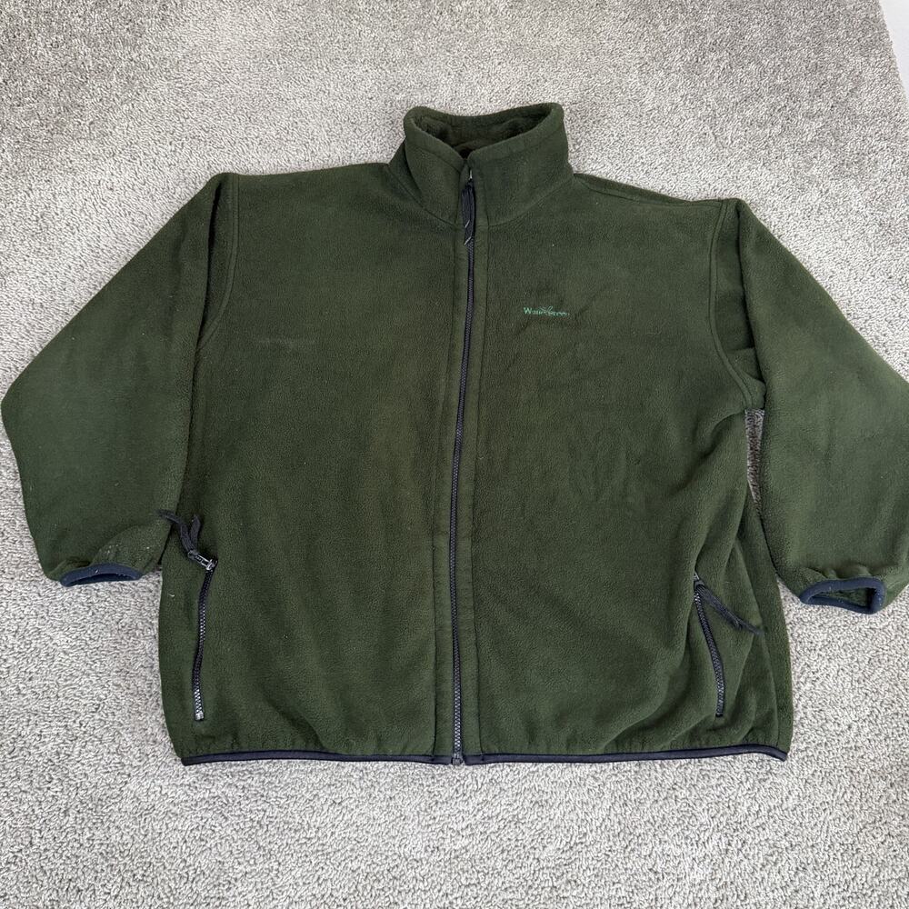 VTG Wintergreen Jacket Mens XL Green Polartec Fleece Full Zip Outdoor USA Hiking